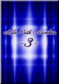 Life Path Numbers -3-Deep Blue