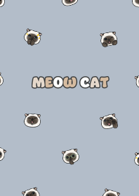 neko head5 / slate blue