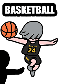 Basketball dunk 001 blackwhite