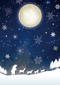 Snowing Night and Animals*