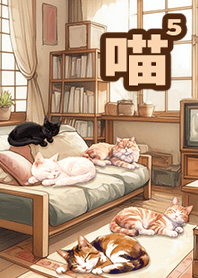 LeisurelyPM16 Cat in the living room2