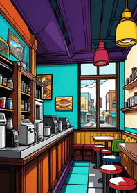 Cozy Coffee shop 9F73dd