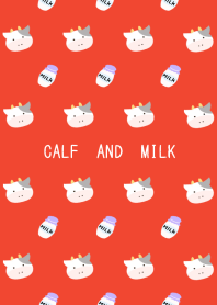 CALF AND MILK Theme/RED