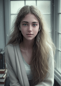 Sweet quiet girl - nice day b887A5