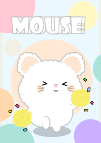 Color Cute White Mouse  FuFu Theme (JP)