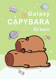 Capybara/vast starry sky/green3