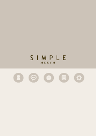 SIMPLE ICON-BROWN- 12