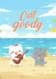 the cat couple and the beach_6