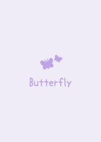 蝴蝶 [紫色] 簡單