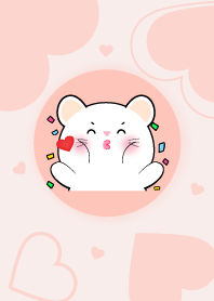 หนูขาว เลิฟยู เรียบง่าย