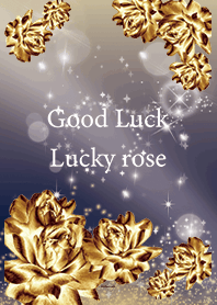 Beige Navy : Rising fortune! Gold Rose