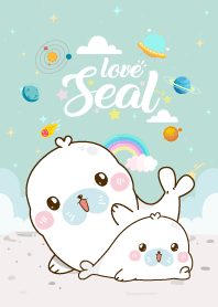 Cute Seal Lover Sky