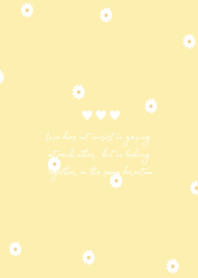 Daisy Days ::yellow beige