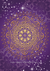 Lucky mandala of bring good luck