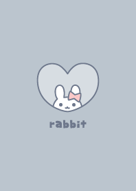 Rabbits Ribbon [Dullness Blue]