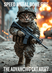 The advancing cat army 24