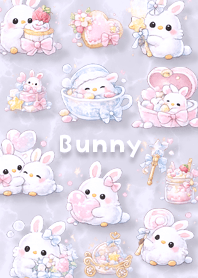 Warm and cozy dream rabbit (purple)