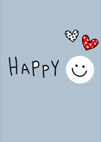 Happy simple heart pattern7