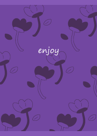 Dance of the Flowers on purple