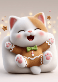 Shogun a cute chubby cat Christmas 2_88