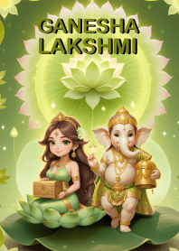 Ganesha, Lakshmi, Very rich, wealthy(JP)