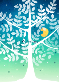 - White Tree - at Night