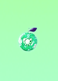 Love Lucky Green Blue Apple
