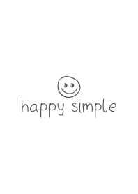 feliz simples