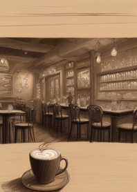 Leisurely coffee time   d49B1C