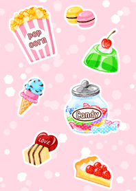 Favorite sweets! -light pink- Revised