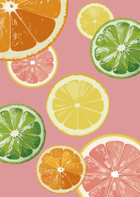 Delicious looking fruits Dull pink