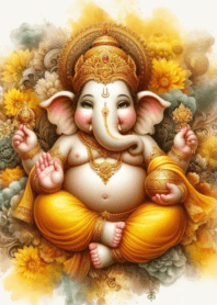 Ganesha brings great fortune and luck