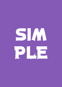 Big Simple_Purple