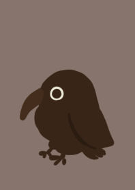 かわいいカラスの着せ替え。