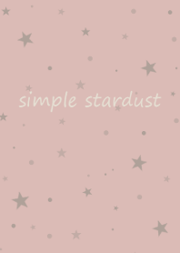 simple stardust *dusty pink