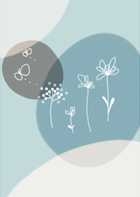 Adult cute simple flowers.10