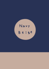 Navy beige. Two tone.