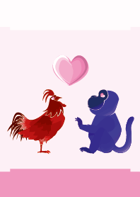 ekst Red (Chicken) Love Blue (Monkey)