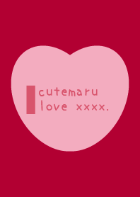 simple love heart Theme Happy marulove04