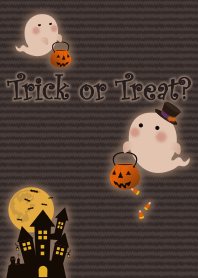 おばけのハロウィン + オレンジ