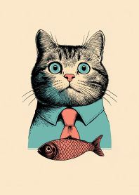 Corporate Cat Needs a Break (and Fish)