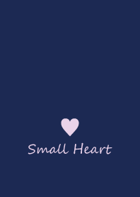 Small Heart *Navy+Purple*