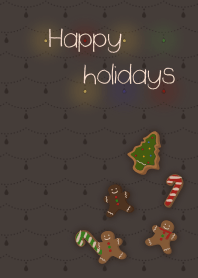 Happy holidays + brown