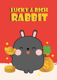 Lucky & Rich Black Rabbit