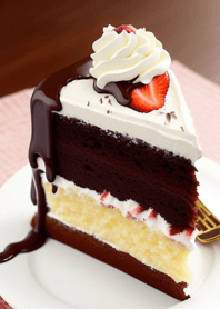 Coffee strawberry chocolate cake 5F07A6