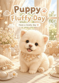Puppy Fluffy Day