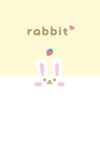 Rabbits. Strawberry [Yellow]