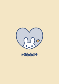Rabbits Orange - Navy
