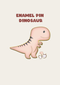 Enamel Pin dinosaur.