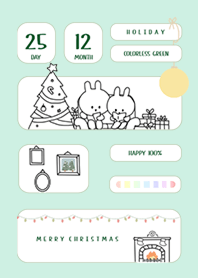 2512 Christmas Colorless Green